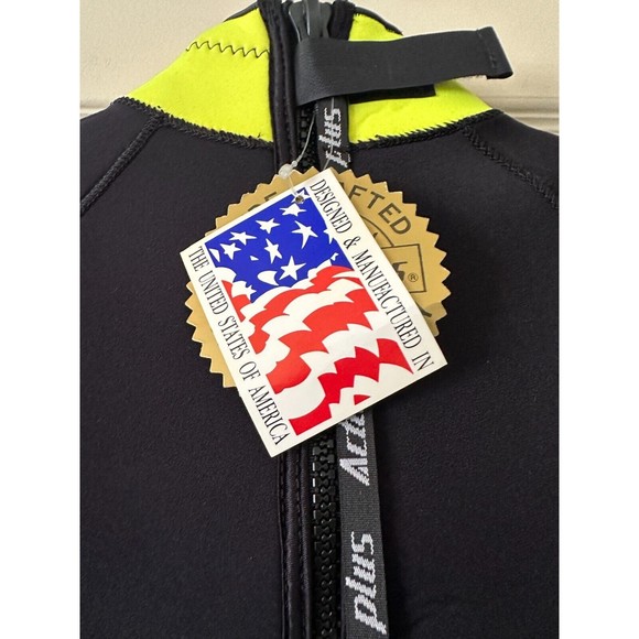 NEW Wet Suit Action Plus Full Body Neoprene Purple Yellow Small Made in USA - Picture 8 of 13